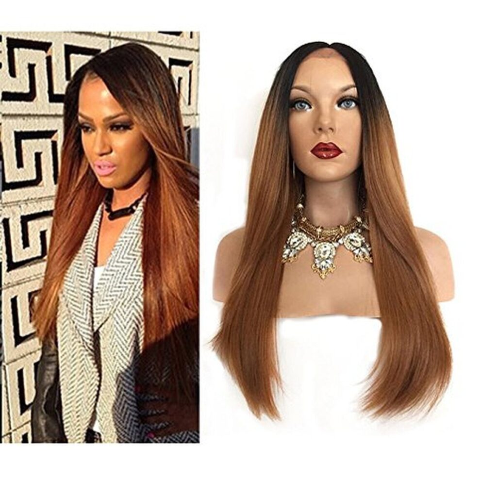 Test : perruque Mila cheveux humains 100 % lisse ombre blond 24