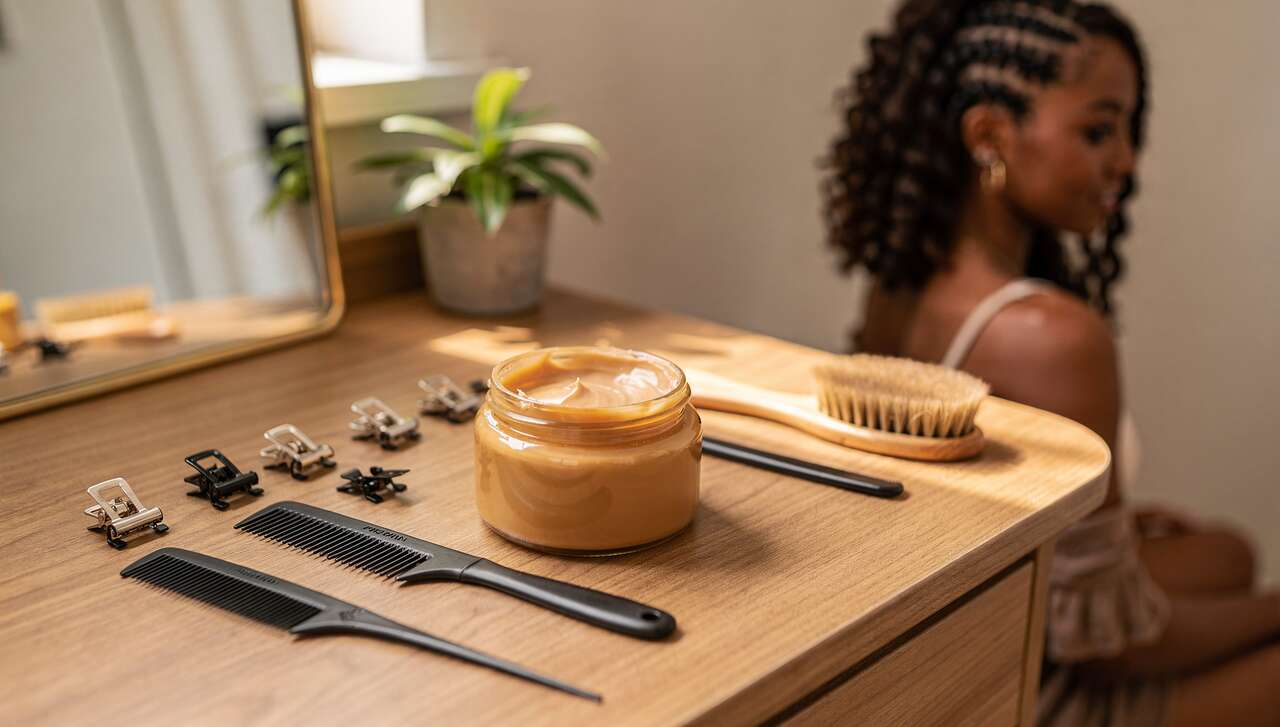 Guide rapide : maîtriser les nattes collées sur cheveux naturels