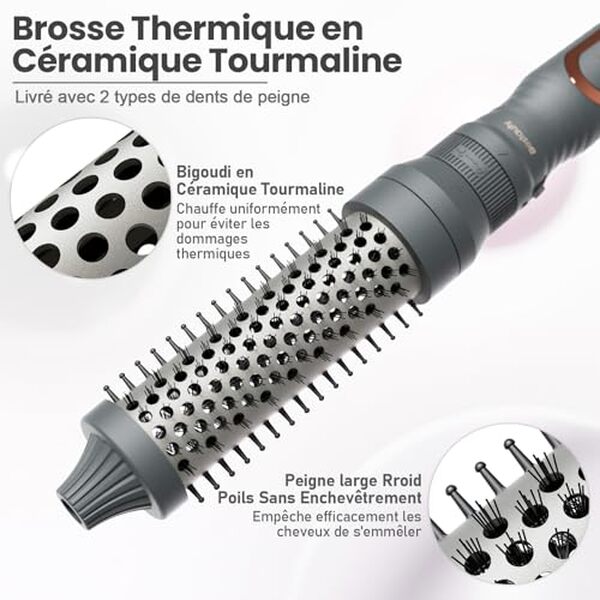 Découvrez notre test complet de la brosse thermique qui boucle et lisse à 5 températures différentes. Efficacité et polyvalence au rendez-vous pour des coiffures d'exception.