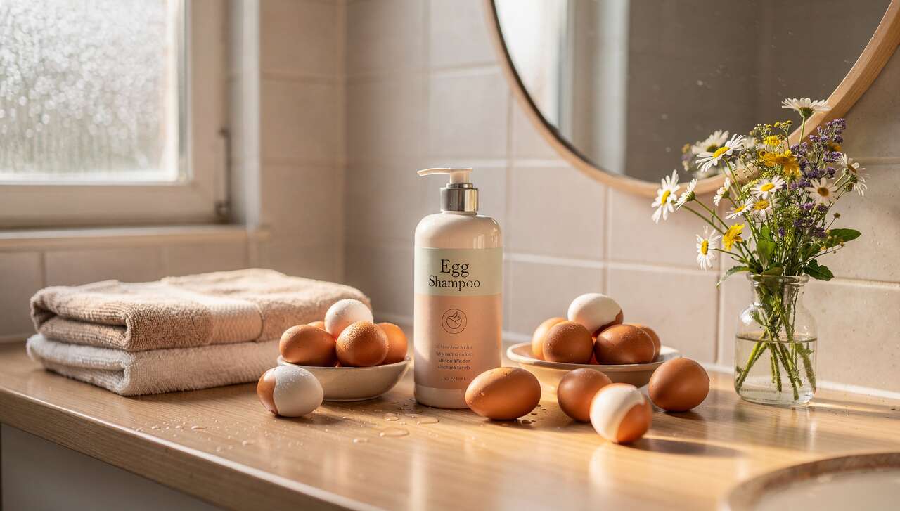 Shampoing aux œufs : un allié naturel contre l'assèchement