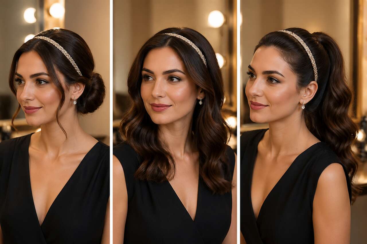 Coiffure chic pour une soirée élégante