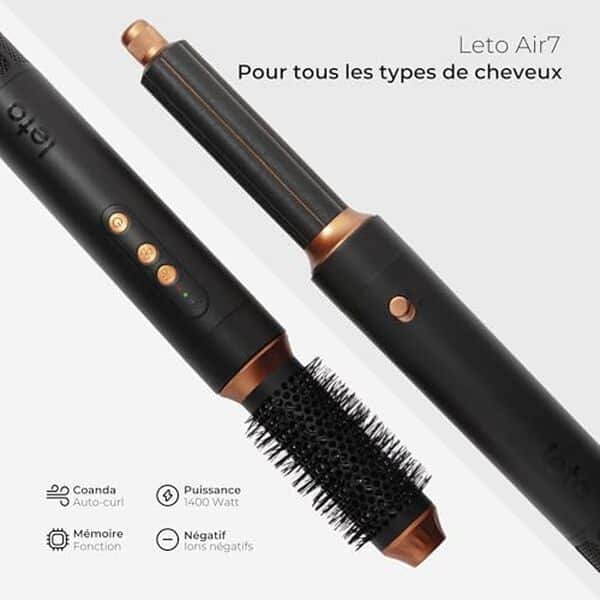 Découvrez notre test complet du leto 7-en-1 multi-styler. Brosse à air chaud performante pour coiffage professionnel, avis détaillé et caractéristiques. 