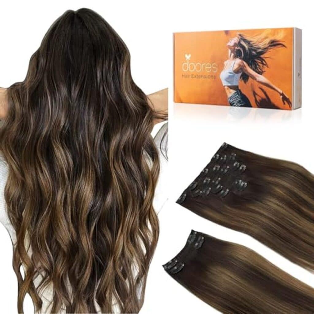 Avis : extension cheveux Doores 55 cm marron foncé