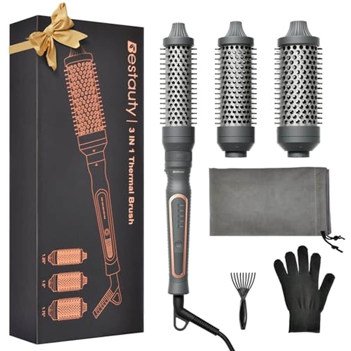 Test de la brosse thermique Thermal Brush : boucle et lisse à 5 températures