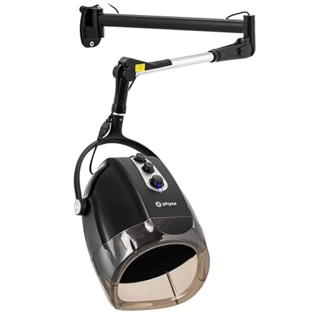 Test du casque coiffeur mural physa 1 000 W avec fonction ionique