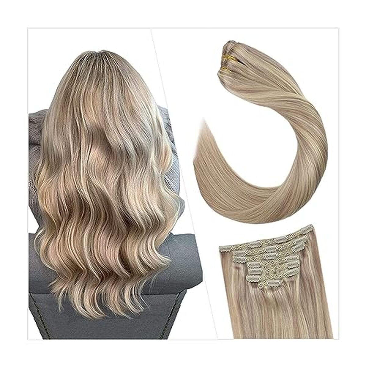 Test : extensions à clip Remy pour cheveux fins, 120g